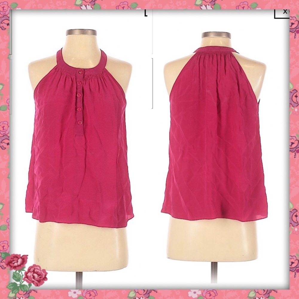 NWOT. Sleeveless silk top